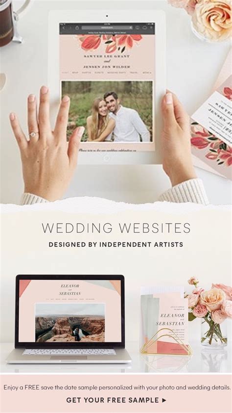 Get Started — Minted Wedding Website.